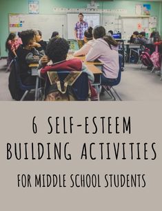 Promoting self-esteem in the classroom can be beneficial for all students, especially the period in which preteens and teens experience their most formative years. Here's what you can do in the classroom to help your middle school students feel more comfortable about who they are. #CultofPedagogyPin Middle School Advisory, Self Esteem Building Activities, Middle School Health, Middle School Counselor, School Counseling Activities, Self Esteem Activities, Middle School Counseling, Middle School Activities, Middle School Lessons