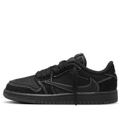 Air Jordan 1 Retro Low OG SP PS Travis Scott Black Phantom DO5442-001 Retro Basketball Shoes  -  KICKSCREW Travis Scott Shoes, Nike Travis Scott, Pretty Sneakers, Retro Basketball Shoes, Trendy Shoes Sneakers, All Black Shoes, Jordan Shoes Retro, Shoes Sneakers Jordans, Girly Shoes