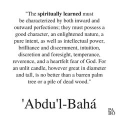 an advertisement with the words,'abul - baha'in black and white