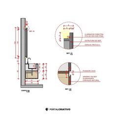 the diagram shows how to install an external door and frame for a house or office