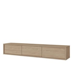 the sideboard is made from wood and has two drawers