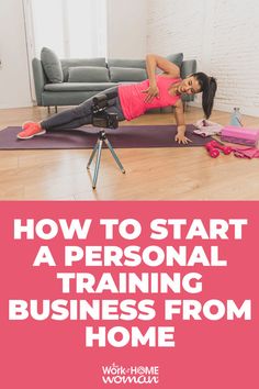 How to Start a Personal Training Business From Home - Stay in shape and make money while doing it. Here is how to start a personal training business from home! Personal Training Business, Training Business, Business From Home, Stay In Shape, Personal Training