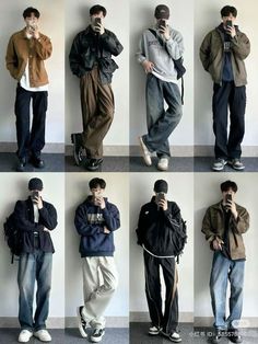 Casual Outfits Asian Men, Men Ootd Aesthetic, Casual Ootd For Men, Casual Korean Outfits Street Style Men, Summer Outfits Men Korean Style, Korean Jacket Outfit Men, Men Fashion Korean Style, Casual Kpop Outfits Men, Mens Clothing Styles Asian