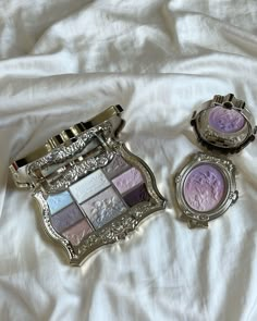 Angelic Beauty Aesthetic, Coquette Makeup Products, Flower Knows Makeup, Angel Makeup, Flower Knows, Makeup List, Lavender Aesthetic, Ethereal Makeup, Makeup Aesthetic