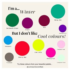 Colour Analysis | Style Personality Analysis | Personal Styling | Don't think I forgot about you beautiful Winter ladies ❄️ This is the ninth post in this series, and it's time to take a closer look at... | Instagram Cool Winter Skin Tone, Color Me Beautiful Winter, Winter Colour Analysis, Cool Toned Skin, Dark Winter Outfits, Dark Winter Palette, Sultry Winter