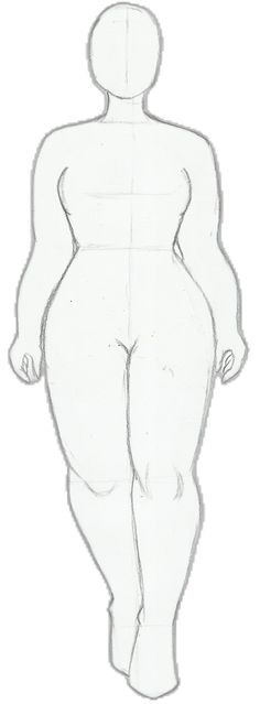 a drawing of a woman's body with no shirt on, standing in front of the