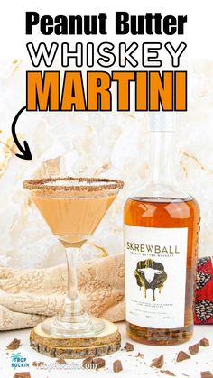 Love drinks with Skrewball Whiskey? This peanut butter chocolate martini is sweet and smooth. Made with Skrewball whiskey and Chocolate Liqueur, it's a delicious dessert drink. You can't go wrong with a peanut butter chocolate cocktail! Peanut Butter Martini, Peanut Butter Whiskey Cocktails, Whiskey Martini, Whiskey Drinks Recipes, Peanut Butter Whiskey, Peanut Butter Jelly Sandwich, After Dinner Cocktails, Whiskey Recipes, Creamy Cocktails