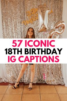 18th birthday captions