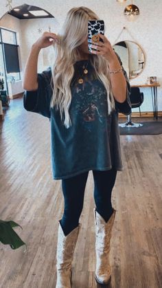 Cowboy Boots Winter Outfit, Cowboy Boots Winter, New Blonde Hair, Boots Winter Outfit, Western Boots Outfit, Cowboy Boot Outfits, Cowgirl Boots Outfit, Fall Boots Outfit, Western Wear Outfits