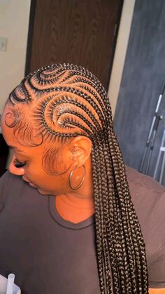 Freestyle Stitch Braids, Alicia Keys Braids, Hair Braid Patterns, Cornrows Natural Hair, Cornrows Braids For Black Women, Twisted Hair, Braided Hairstyles For Black Women Cornrows, Feed In Braids Hairstyles, Box Braids Hairstyles For Black Women