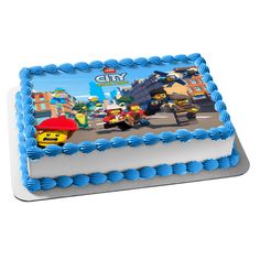 LEGO City Adventures Duke Freya Harl Tom Edible Cake Topper Image ABPID53306 Lego Torte, Jay Birthday, Lord Garmadon, Lego Themed Party, Ninjago Party, Make A Cake, Edible Cupcake Toppers, Cake And Cupcakes, Birthday Places