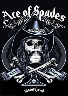 a black and white poster with a skull wearing a hat, holding two crossed swords