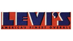 the levi's logo is shown on an orange and blue sticker that says levi's america's finest overall