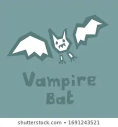 an image of a logo for a company called vampire bat