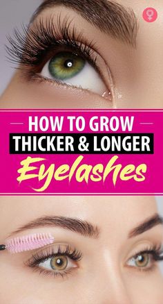 Learn the causes of thinning lashes, how to make your eyelashes longer and thicker, the safety of eyelash serums, and ways to prevent eyelashes from thinning. Regrow Eyebrows, Long Thick Eyelashes, Thick Eyelashes, Wispy Eyelashes, Eyelash Tips