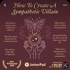 how to create a sympathetic villain info graphic by jotterpadd