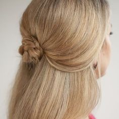 30 Buns in 30 Days Archives - Hair Romance Hairstick Hairstyles, Half Up Bun, Half Bun, Braiding Your Own Hair, Knot Bun, Hair Romance, Different Hair Types, Hair Guide, Hair Blog