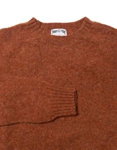 Shaggy Dog Sweater Orange - Trim Fit | Men's Sweaters - J. Press – J. PRESS Orange Winter Sweater With Ribbed Cuffs, Classic Long Sleeve Mohair Sweater, Brown Lambswool Long Sleeve Sweater, Brown Long Sleeve Lambswool Sweater, Classic Brown Knit Sweater, Shaggy Dog, Tweed Sport Coat, Driver Shoes, Men Bodies