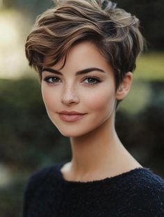 Pixie Haircuts for Thick Hair: Stylish, Low-Maintenance Ideas Pixie Cut For Heart Shaped Face, Haircut Styles For Thick Hair, Long Pixie Haircut For Thick Hair, Asian Pixie Cut, Styles For Thick Hair, Diamond Face Shape Hairstyles, Long Pixie Haircut, Pixie Haircuts For Thick Hair, Low Maintenance Short Haircut