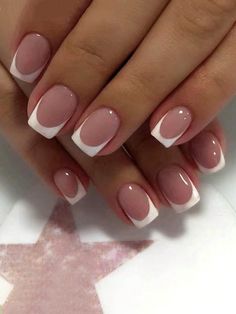 French Manicure Nails, Easy Nails