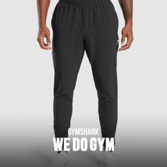 REDEFINING YOUR POTENTIAL Give some extra power, poise and purpose to your training. The Arrival Woven Joggers are focused on performance with a supportive fit, light-stretch polyester-elastane blend and customisable wear, keeping your movement weightless and your efforts effective. - Slim fit- Lightweight material- Tapered to leg- Elasticated drawcord waistband- Zipped ankle cuffs for easy wear- Open side pocket- Heat-sealed Gymshark logo to thigh- 87% Polyester, 13% Elastane- Model is 6'0" an… The Arrival, Ankle Cuffs, Side Pocket, Easy Wear, Heat, Slim Fit, How To Wear, Black