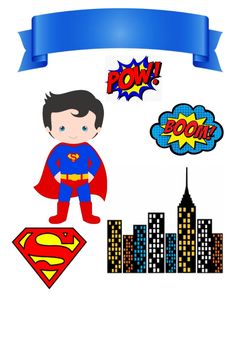 an image of a boy in the city with supermans on it's chest