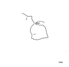 a black and white drawing of a hand holding a teapot in it's left hand