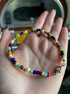 Colorful Beaded Bracelet - made with flexible steel wire - nickel free Send a message if you want a length that isn't listed :) Seed Bead Bracelet, Rainbow Beads, Seed Bead Bracelets, Bead Bracelet, Seed Bead, Bracelet Making, Beaded Bracelet, Seed Beads, Las Vegas