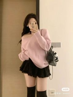 Girly Outfits Pink, Soft Pink Makeup, Coquette Outfits, E Girl Outfits, Simple Style Outfits, Fashion Top Outfits, Everyday Fashion Outfits, Kawaii Fashion Outfits, Dream Outfits