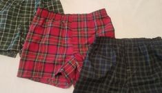 New Never Worn With Tags Boxers. Same Day/Next Day Shipping. Plaid Boxers, Swaggy Outfits, Boxer Briefs, Next Day, Kids Accessories, Briefs, Red Green, 3 Piece, Kids Shop