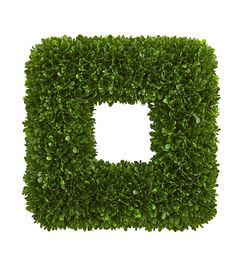 the letter e is made out of green leaves