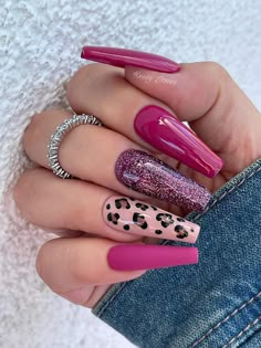 Acrylic Nail Set, Leopard Print Nails, Leopard Nails, Print Nails, White Nail, Hot Nails, Fancy Nails, Chic Nails, Dope Nails