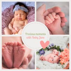 Baby Photo Collage Template Visme Photo Collage Template Layout, Collage Template Layout, Photo Advertisement, Baby Photo Collages, Baby Jane, Baby Photo