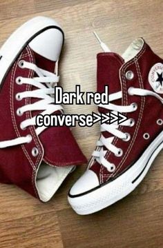 Dark Red Converse Outfit, Red Converse Aesthetic, Converse Aesthetic, Birthday Inspo, Downtown Outfits