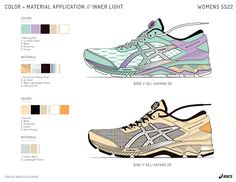 ASICS SS22 — Footwear Color and Materials Design :: Behance Cmf Design, Fashion Footwear, Global Brands, Active Women, Material Design, Design Fashion, Color Trends, Product Design, The Fashion