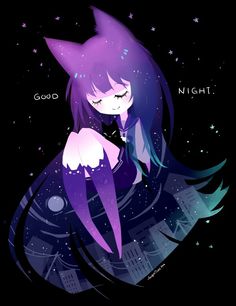 Kawaii People, Cat Human, Galaxy Cat, Graphisches Design, Art Kawaii, Cat Anime