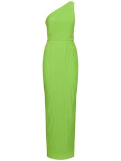 Adira pleated chiffon long dress - Solace London - Women | Luisaviaroma Chiffon Long Dress, Solace London, Ladies Of London, Shearling Jacket, Swimwear Tops, Fancy Dresses, Green Dress, Party Outfit, Long Dress