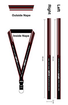 an image of a lanyard with instructions for how to tie it