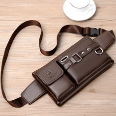 Mens Waist Bag, Waist Bag Leather, Leather Waist Bag, Leather Sling Bag, Leather Fanny Pack, Belt Pouch, Mobile Phone Bag, Waist Bags, Chest Bag