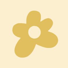 a yellow flower on a beige background