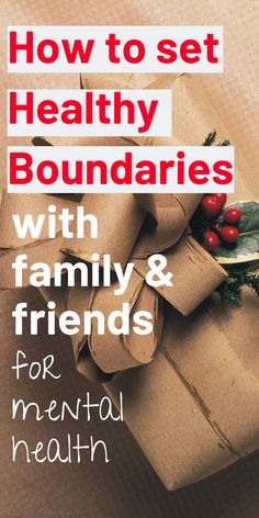 Are the holidays stressing you out? It's time to set some healthy boundaries with family and friends so you can enjoy family time without being anxious. #christmasstress #anxious #boundaries #mentalhealth Boundaries Setting, Boundaries With Family, Pregnancy Eating, Mentally Healthy, Networking Tips, Lifestyle Hacks, Fit Pregnancy, Holiday Tips, Building Community