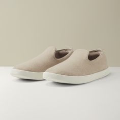 The Wool Lounger is a comfortable slip-on shoe made with super soft ZQ merino wool. It's the perfect casual shoe, ideal for everyday wear and conveniently machine washable. | Allbirds Women's Wool Loungers, Wool Slip-On Sneakers, Beige, Size 5 Lipstick Bag, Oversized Tote Bag, Travel Shoes, Floral Shoes, Ballerina Flats, Slip On Sneakers, Slip Ons, Bag Straps, On Shoes