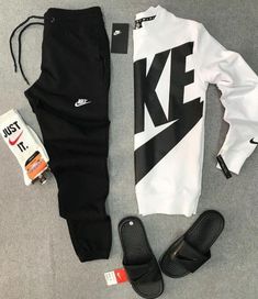 Nike Outfits For Men, Guys Fashion Swag, Summer Swag Outfits, Nike Clothes Mens, Nike Outfit, Hype Clothing, Cute Nike Outfits, Swag Outfits Men, Nike Fit