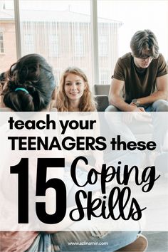 Discover 15 effective coping skills for teenagers and how parents can support their development. Help your teenager thrive with these essential coping skills for managing stress and building resilience to face life's challenges. Coping Skills Activity For Teens, Coping Skills For Kids, Teach Feelings, Coping Skills Activities, Healthy Coping Skills, Girls Cuts, Step Parenting, Activities For Teens, Managing Emotions