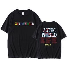 Astro World, Travis Scott Astroworld, Style Hip Hop, Hip Hop Streetwear, Tour Shirt, Tour T Shirts, Travis Scott, Leather Jackets Women, T-shirt Polos