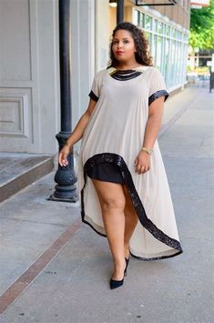 Below The Knee Dresses, Gaun Fashion, Trendy Plus Size Fashion, Look Plus Size, Grunge Dress, Outfit Jeans, فستان سهرة, Plus Size Kleidung, Plus Size Fashion For Women