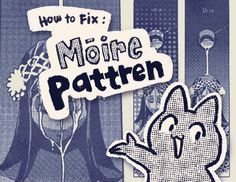 an advertisement for the movie how to fix moine pattren, with cartoon characters