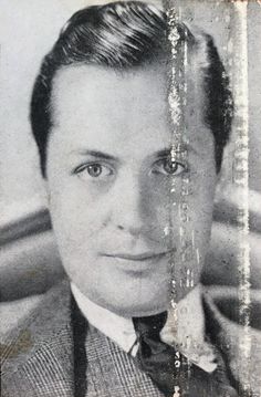 an old black and white photo of a man