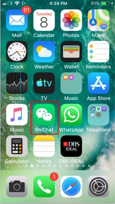 an iphone screen showing the settings and icons for whatsappple app on it