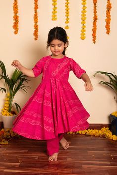 Description: Kurta: Cotton ; Pant: Cotton; Dupatta: soft net. Color: pink No Embroidery Gotta lace work Set Includes: Kurta, Pant, and Dupatta Care: Easy wash Availability: Made to Order SKU#: 11434011PK Disclaimer: There may be slight difference in actual product color compared to product images. Bollywood Style Pink Traditional Wear With Lace Work, Pink Bollywood Traditional Wear With Lace Work, Pink Lace Work Kurta For Diwali, Traditional Pink Salwar Kameez With Lace Work, Traditional Pink Kurta With Lace Work, Festive Pink Traditional Wear With Lace Work, Pink Lace Work Sharara For Festive Occasions, Festive Pink Sharara With Lace Work, Pink Dress For Puja And Navratri